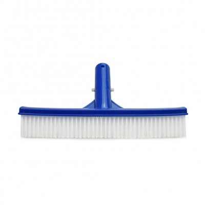 10 inch plastic wall and floor swimming pool brush with nylon bristles for cleaning dirt, moss, pond and Spa tools