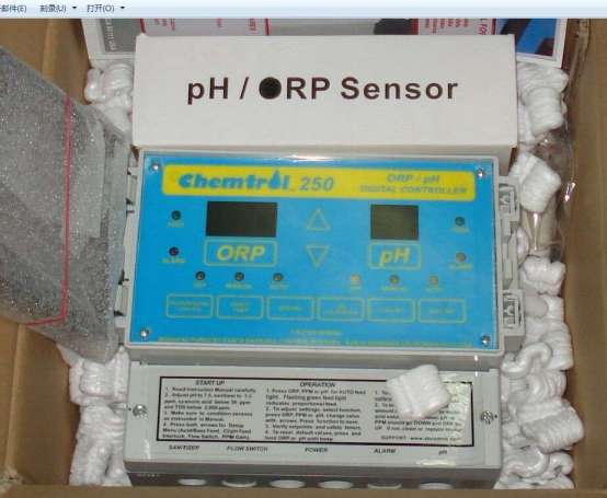 Swimming Pool Water Quality Monitor Chemtrol 250 Orp/pH